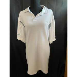 ⛳ SLAZENGER Men's 2XL Golf Polo Shirt - White Performance Activewear Stretch Fit